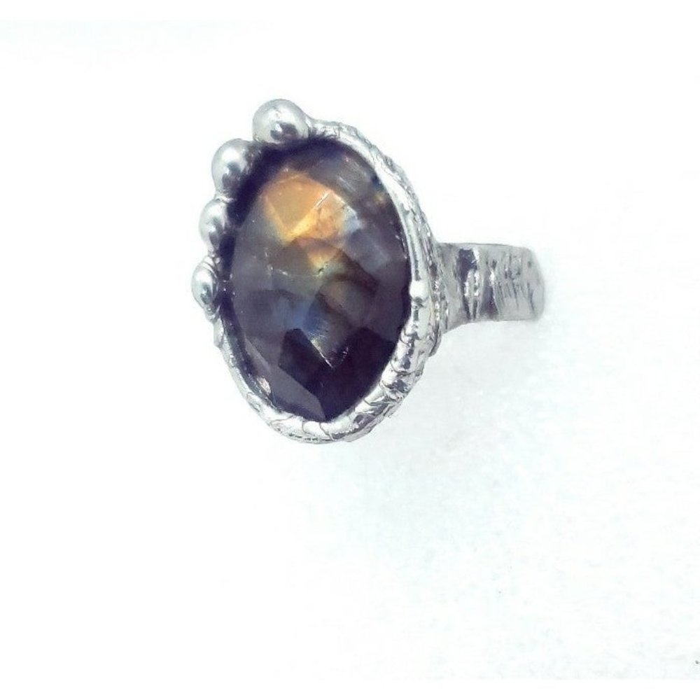 Labradorite crystal ring - Picture 8 of 12